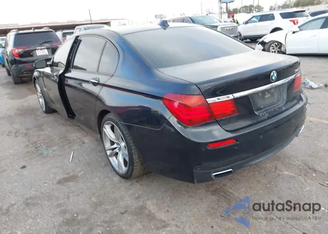 2013 BMW 740Li from USA, damaged, VIN WBAYE4C59DDW22837